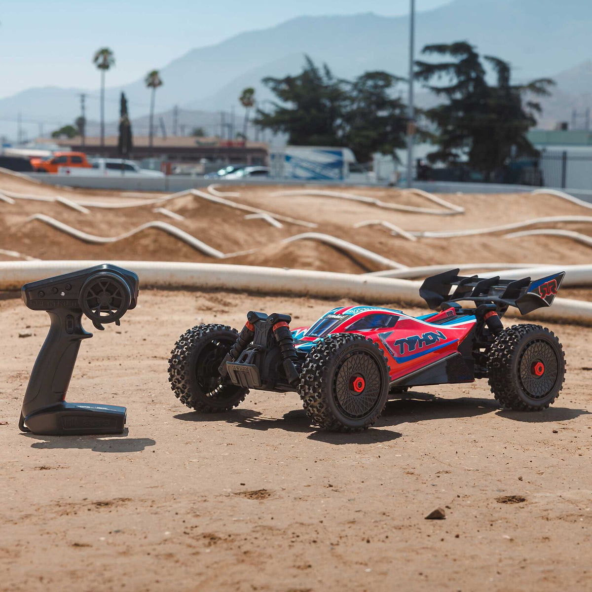 Arrma Buggy 4X4 Typhon brushless 223S BLX 1/8 avec DSC RTR rouge - ARA4306V4T3 - Breizh Modélisme.