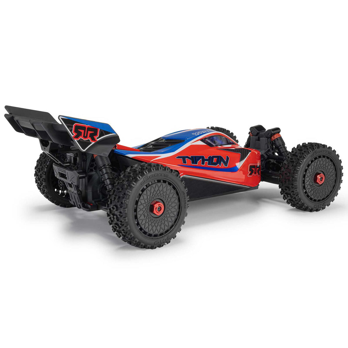 Arrma Buggy 4X4 Typhon brushless 223S BLX 1/8 avec DSC RTR rouge - ARA4306V4T3 - Breizh Modélisme.