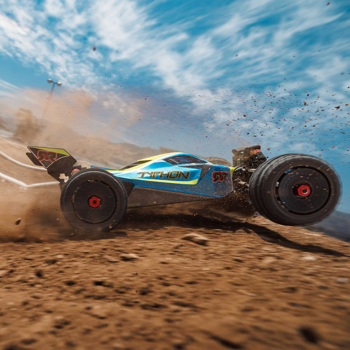 Arrma Buggy 4X4 Typhon brushless 223S BLX 1/8 avec DSC RTR bleu - ARA4306V4T4