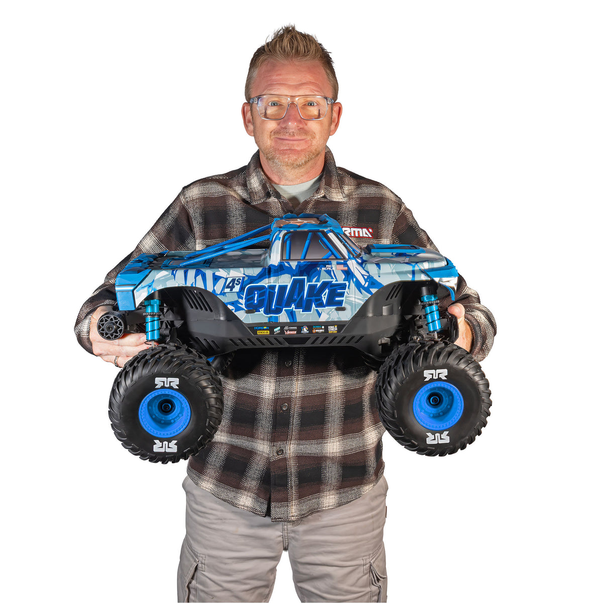 Monster truck RC ARRMA Quake 4S DSC 4x4 RTR 1/8 noir/perle – ARA4437T3 - Breizh Modélisme.