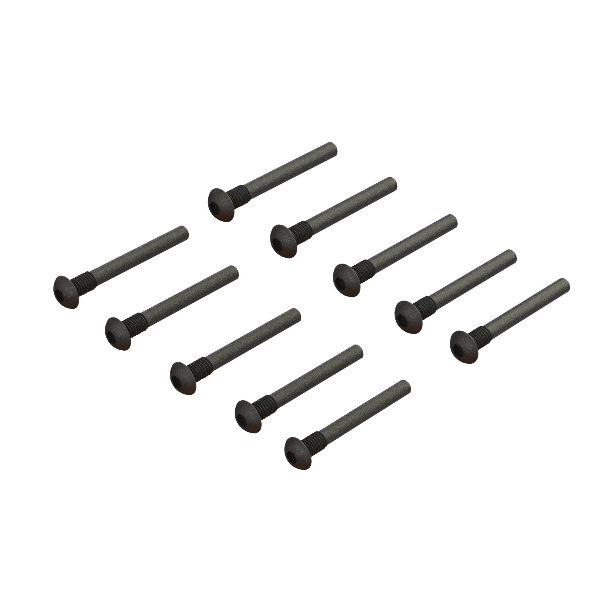 Vis à tête bombée M3 x 24 mm (10) - ARA702013