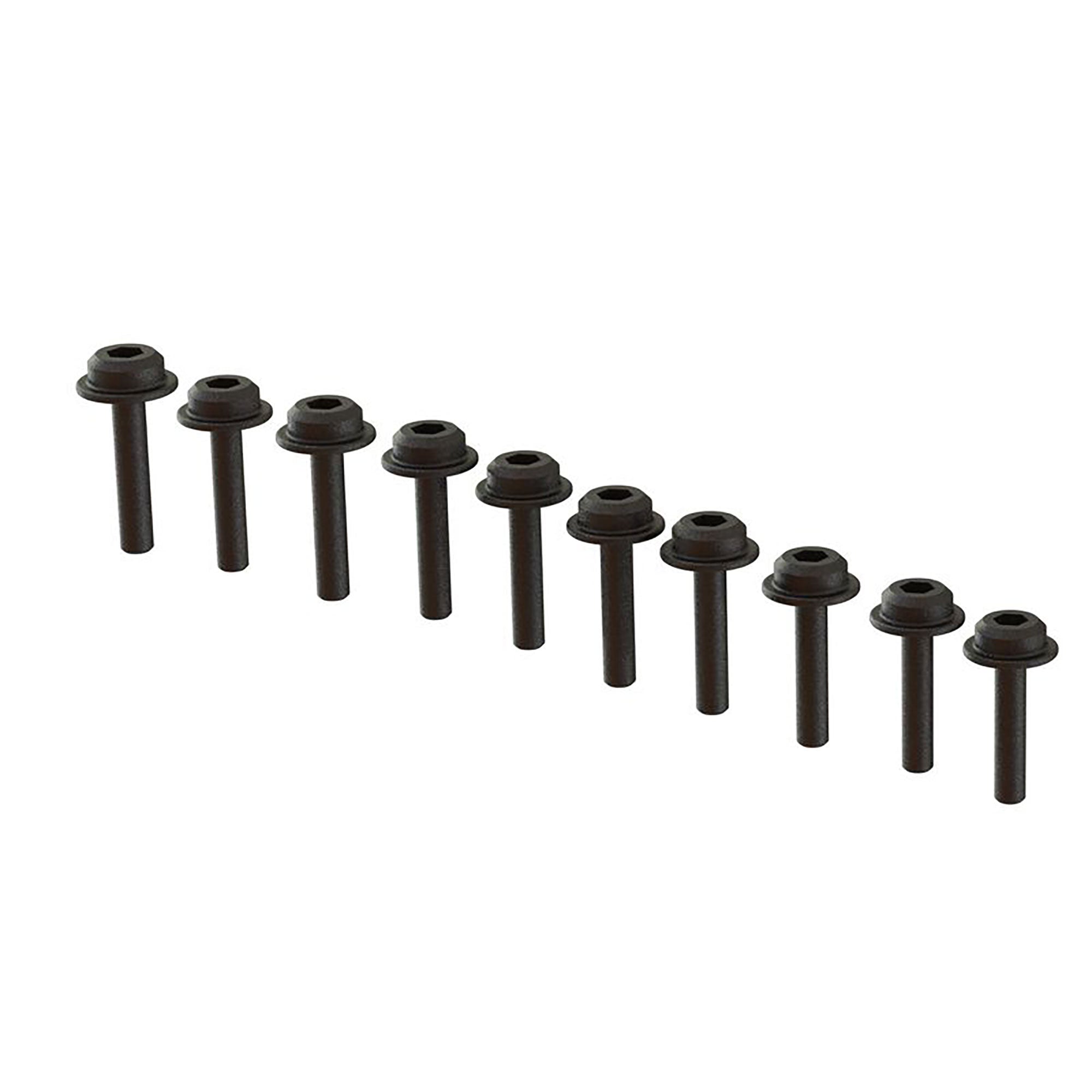 Vis à tête cylindrique à bride M2 x 12 mm (10) - ARA702014