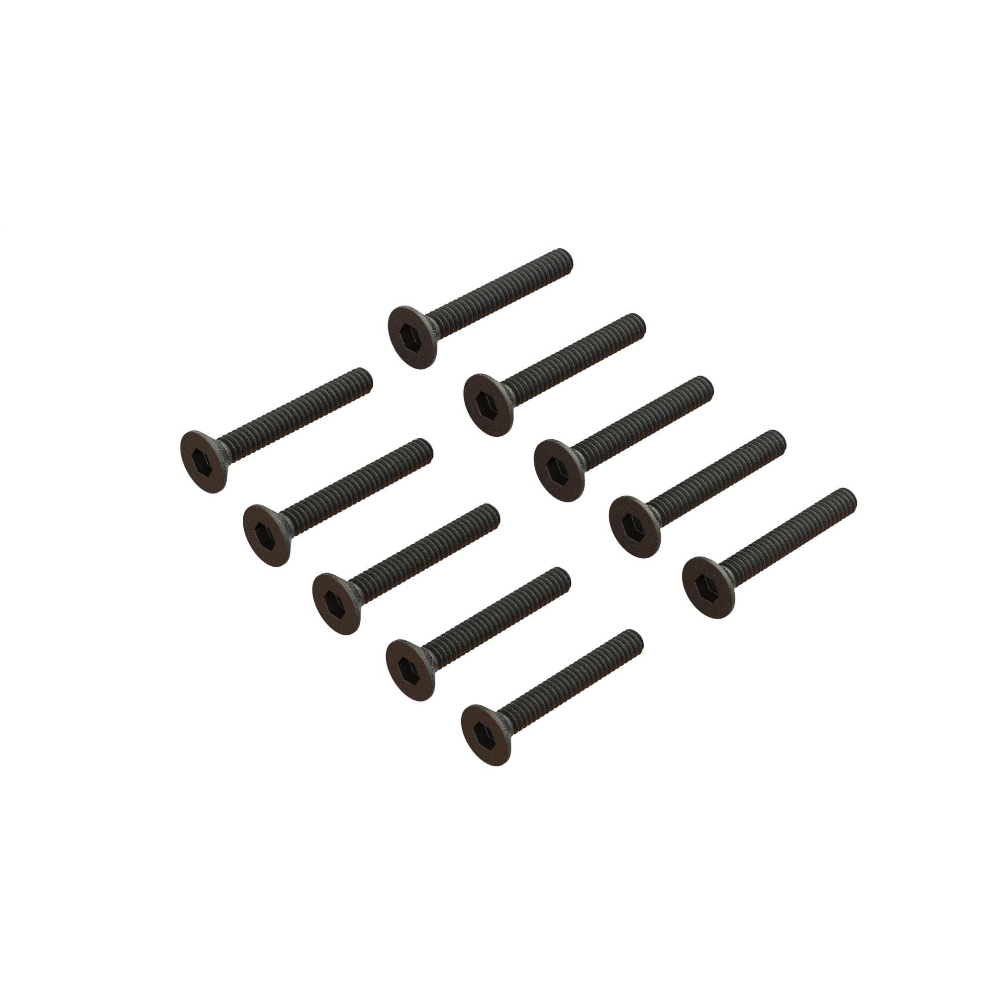 Vis à tête plate M1,6 x 12 mm (10) - ARA702018
