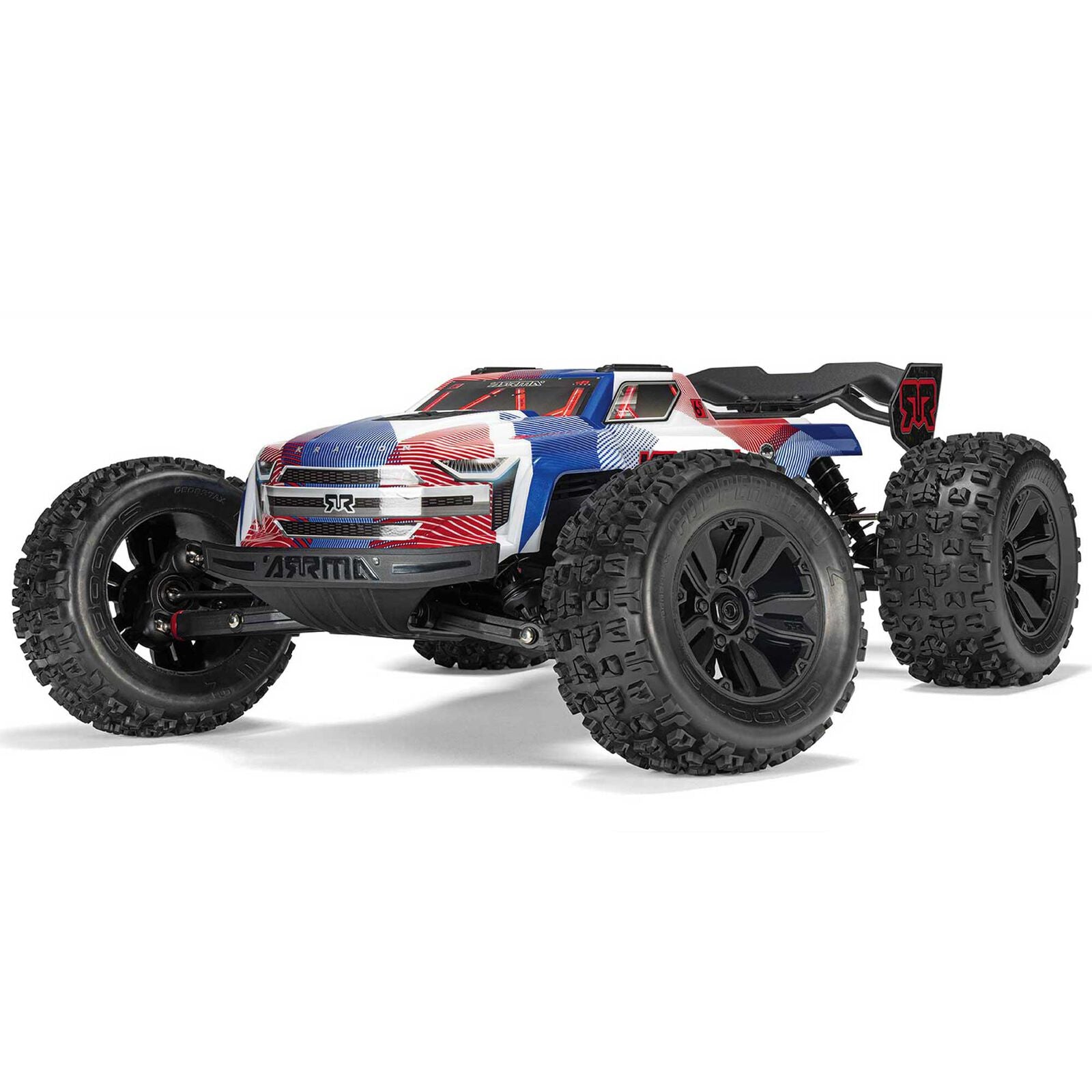 ARRMA Kraton 6S V6 4X4 BLX Brushless Monster 1/8 RTR bleu ARA8608V6T4