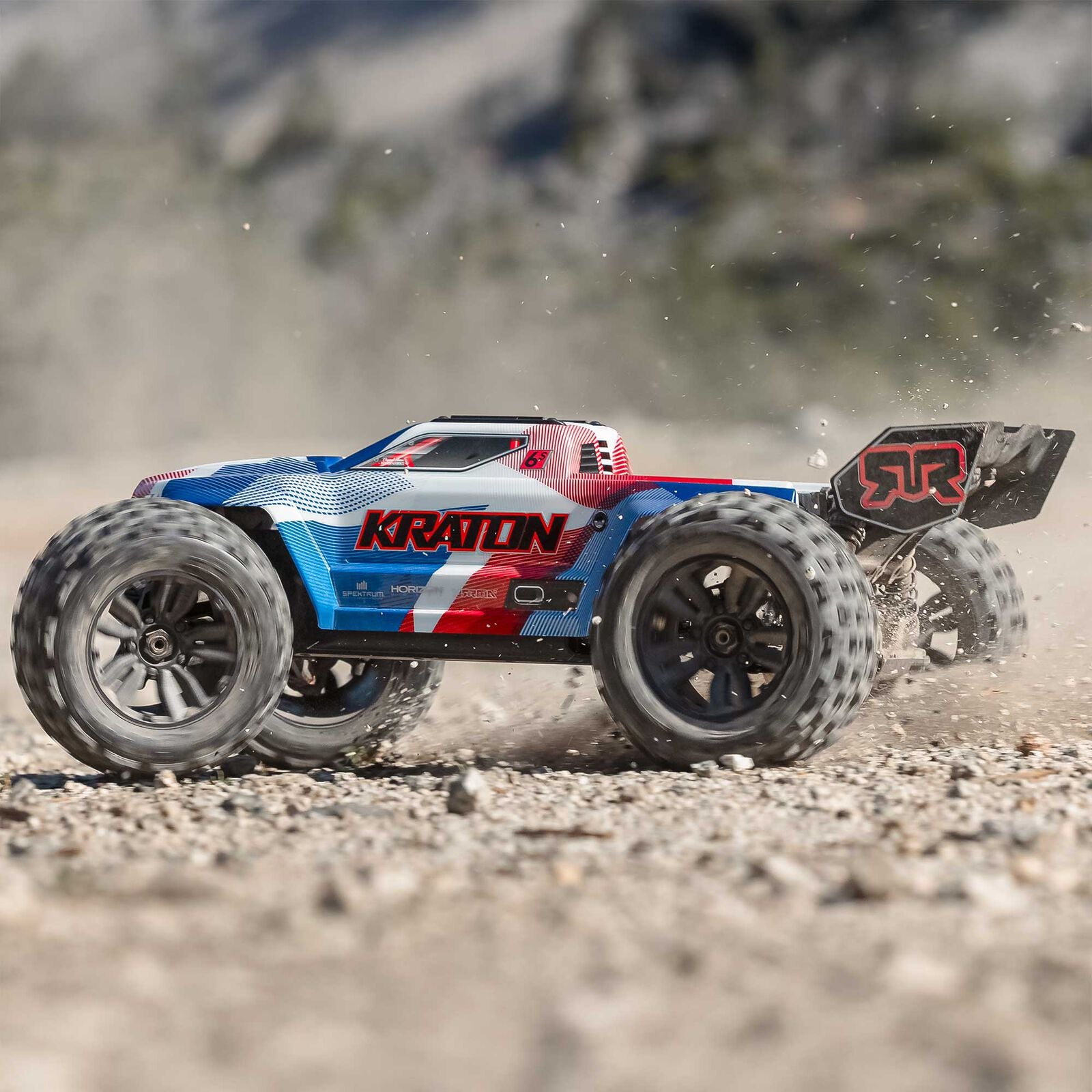 ARRMA Kraton 6S V6 4X4 BLX Brushless Monster 1/8 RTR bleu ARA8608V6T4