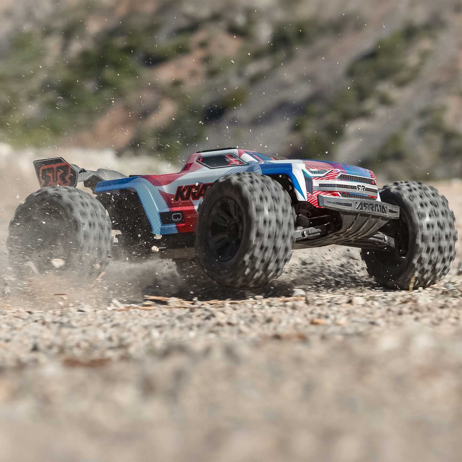 ARRMA Kraton 6S V6 4X4 BLX Brushless Monster 1/8 RTR bleu ARA8608V6T4