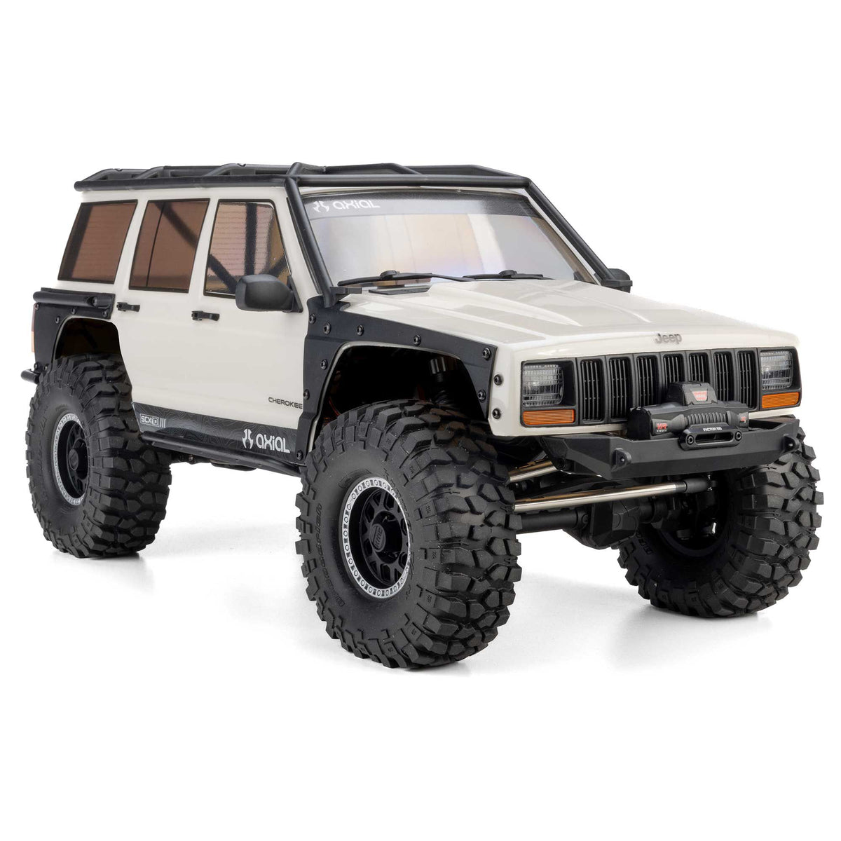 Crawler Axial SCX10 III Jeep Cherokee XJ 1/10 4x4 RTR blanc AXI-2037T2