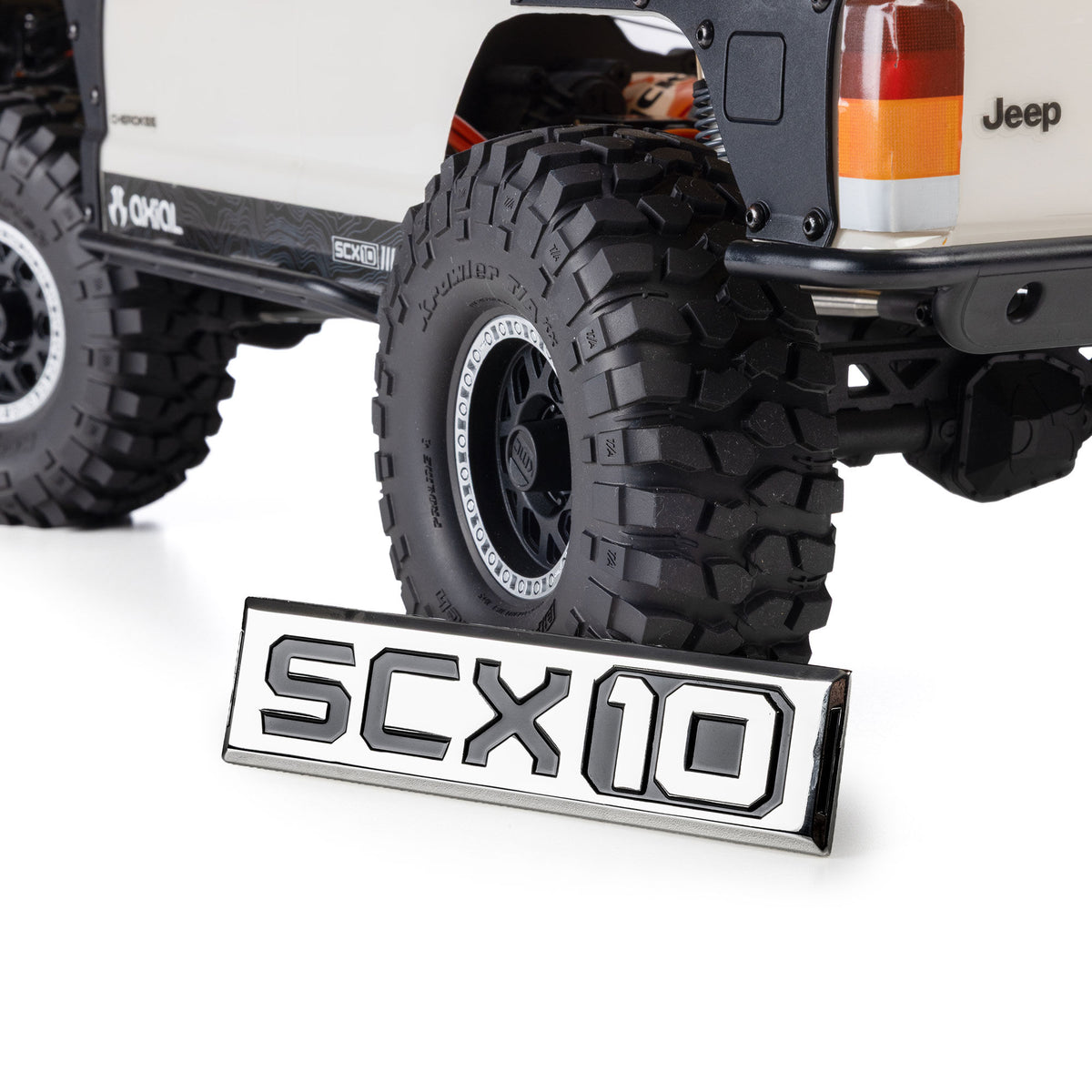 Crawler Axial SCX10 III Jeep Cherokee XJ 1/10 4x4 RTR blanc AXI-2037T2