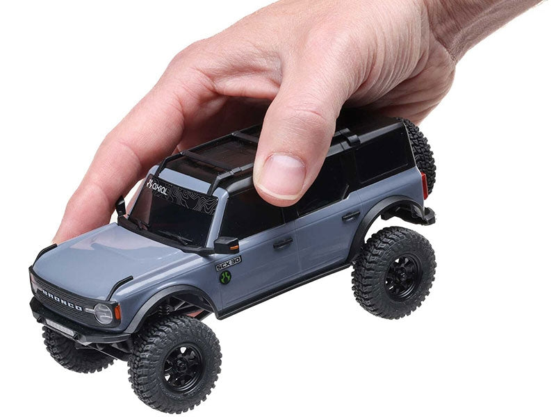 Crawler 1/30 Ford Bronco 4X4 RTR SCX30 gris - AXI-2048T2