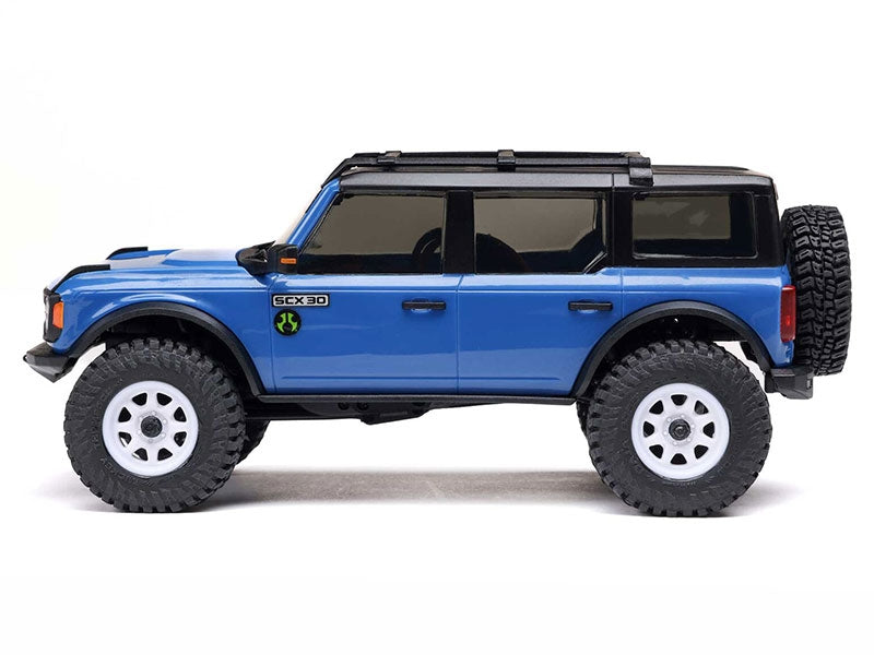 Crawler 1/30 Ford Bronco 4X4 RTR SCX30 bleu - AXI-2048T1