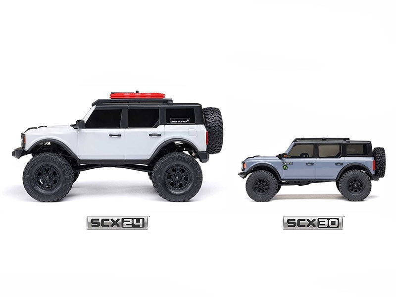 Crawler 1/30 Ford Bronco 4X4 RTR SCX30 gris - AXI-2048T2