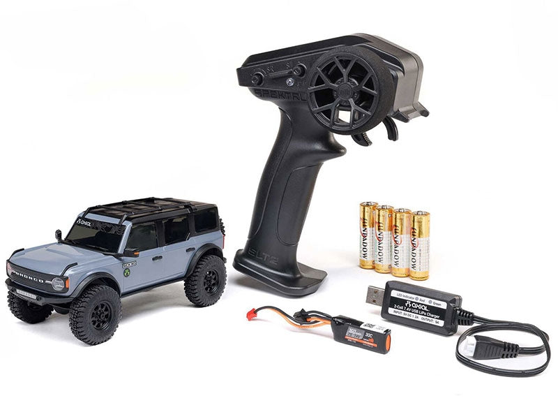 Crawler 1/30 Ford Bronco 4X4 RTR SCX30 gris - AXI-2048T2