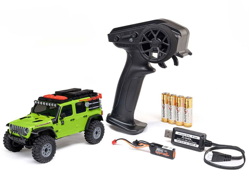 Crawler 1/30 Jeep Wrangler JLU 4X4 RTR SCX30 vert - AXI-2261T1