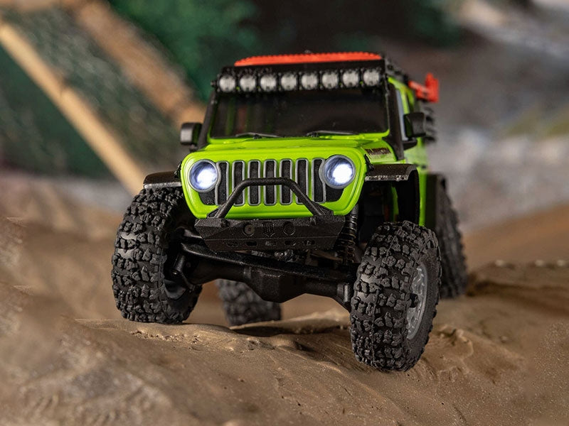Crawler 1/30 Jeep Wrangler JLU 4X4 RTR SCX30 vert - AXI-2261T1