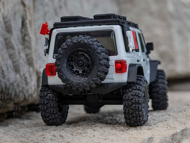 Crawler 1/30 Jeep Wrangler JLU 4X4 RTR SCX30 blanc - AXI-2261T2