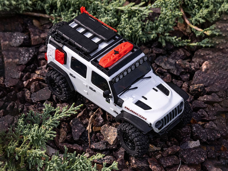 Crawler 1/30 Jeep Wrangler JLU 4X4 RTR SCX30 blanc - AXI-2261T2