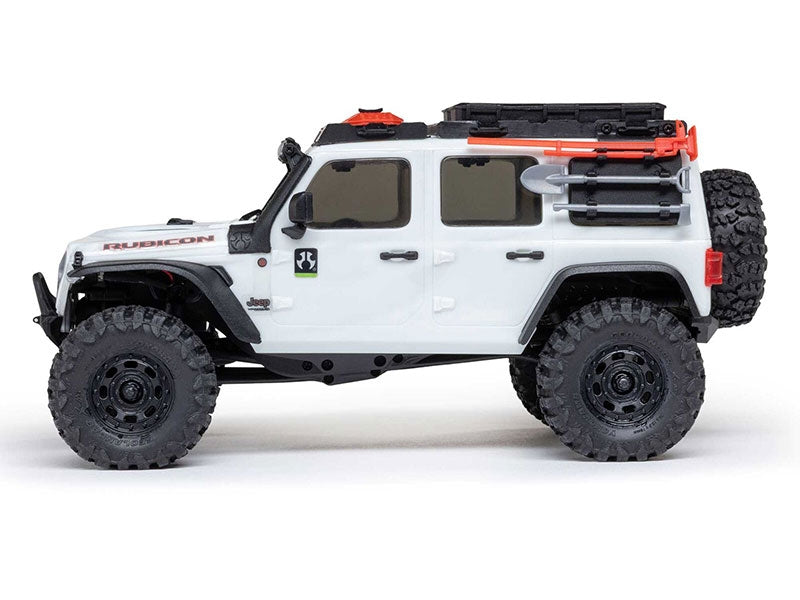 Crawler 1/30 Jeep Wrangler JLU 4X4 RTR SCX30 blanc - AXI-2261T2