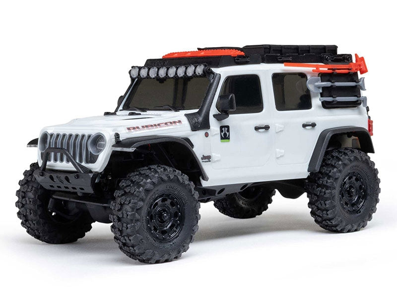 Crawler 1/30 Jeep Wrangler JLU 4X4 RTR SCX30 blanc - AXI-2261T2