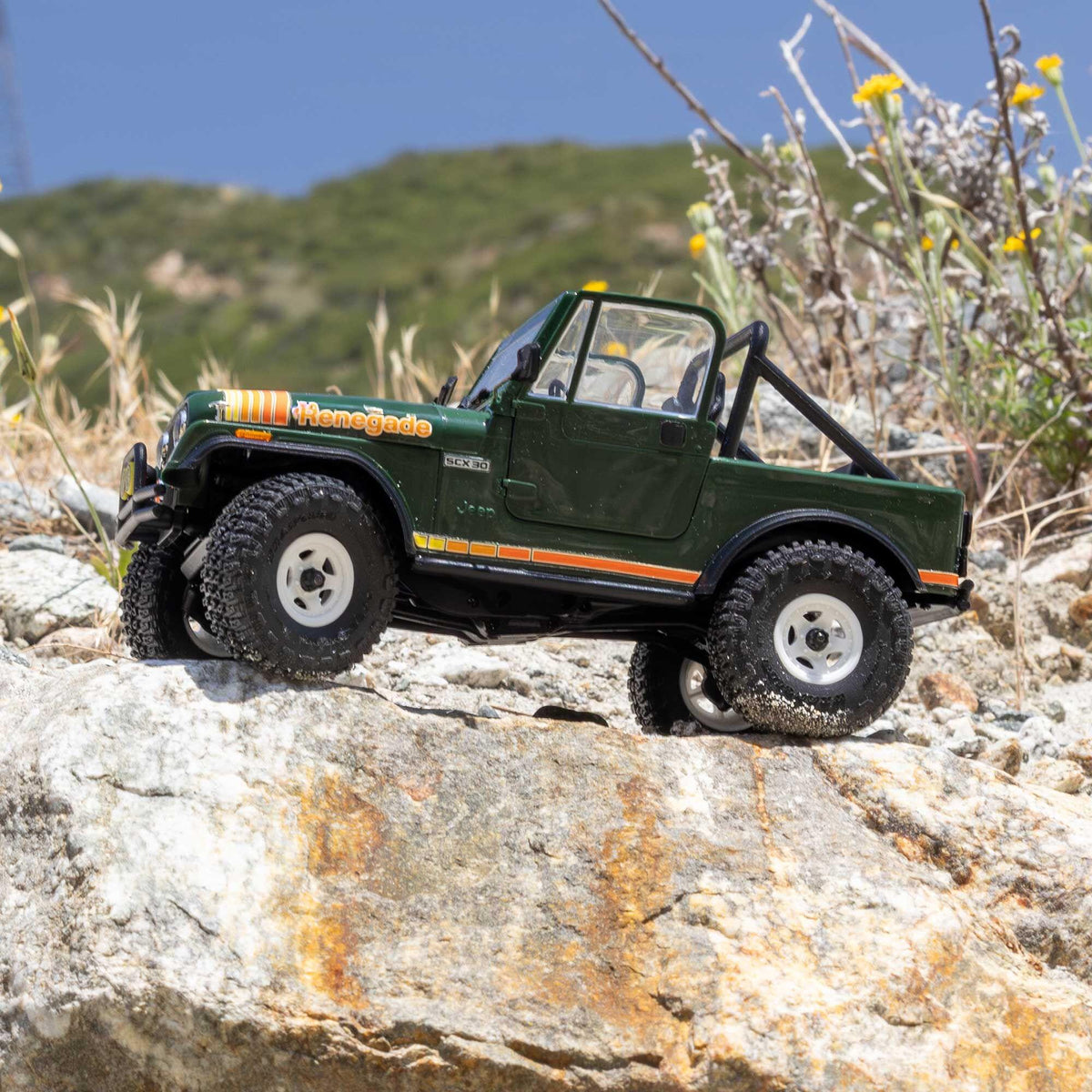 Crawler RC Axial SCX30 Jeep CJ-7 GenRight 1/30 4x4 RTR vert – AXI-3273T2