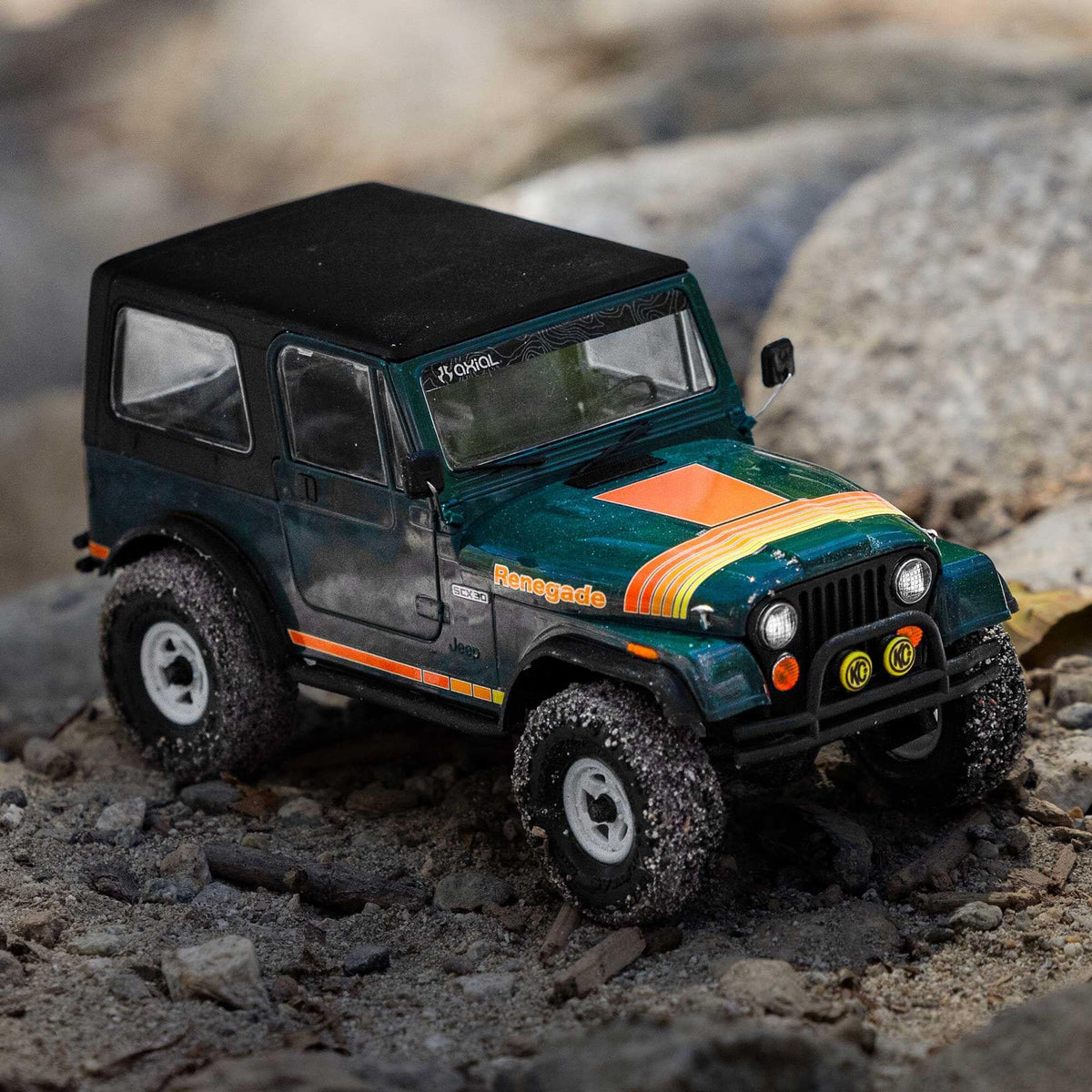 Crawler RC Axial SCX30 Jeep CJ-7 GenRight 1/30 4x4 RTR vert – AXI-3273T2