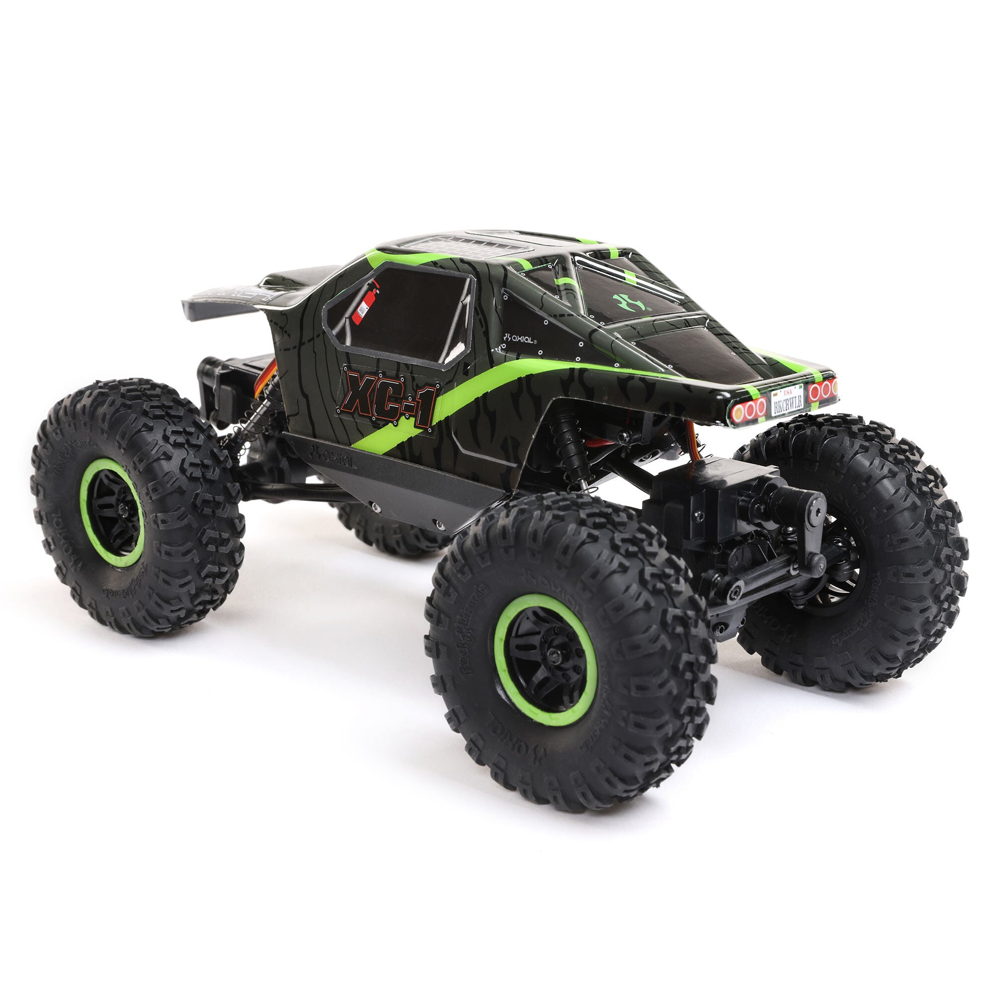 Mini rock crawler tout-terrain 4x4 AX24 XC-1 4WS RTR 1/24 vert - AXI00003T1