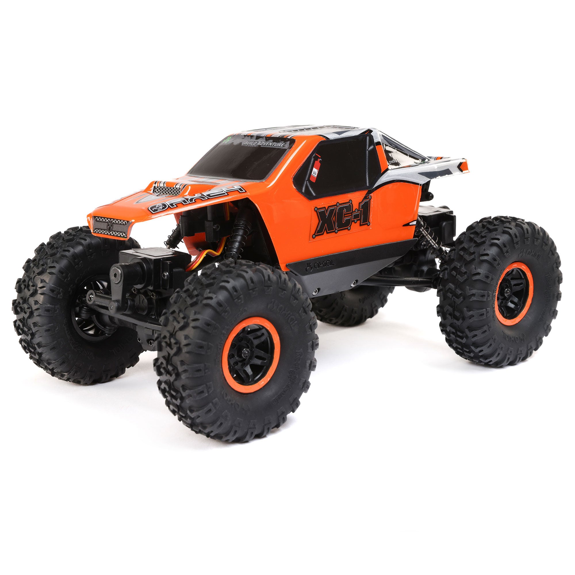 Mini rock crawler tout-terrain 4x4 AX24 XC-1 4WS RTR 1/24 orange - AXI00003T2