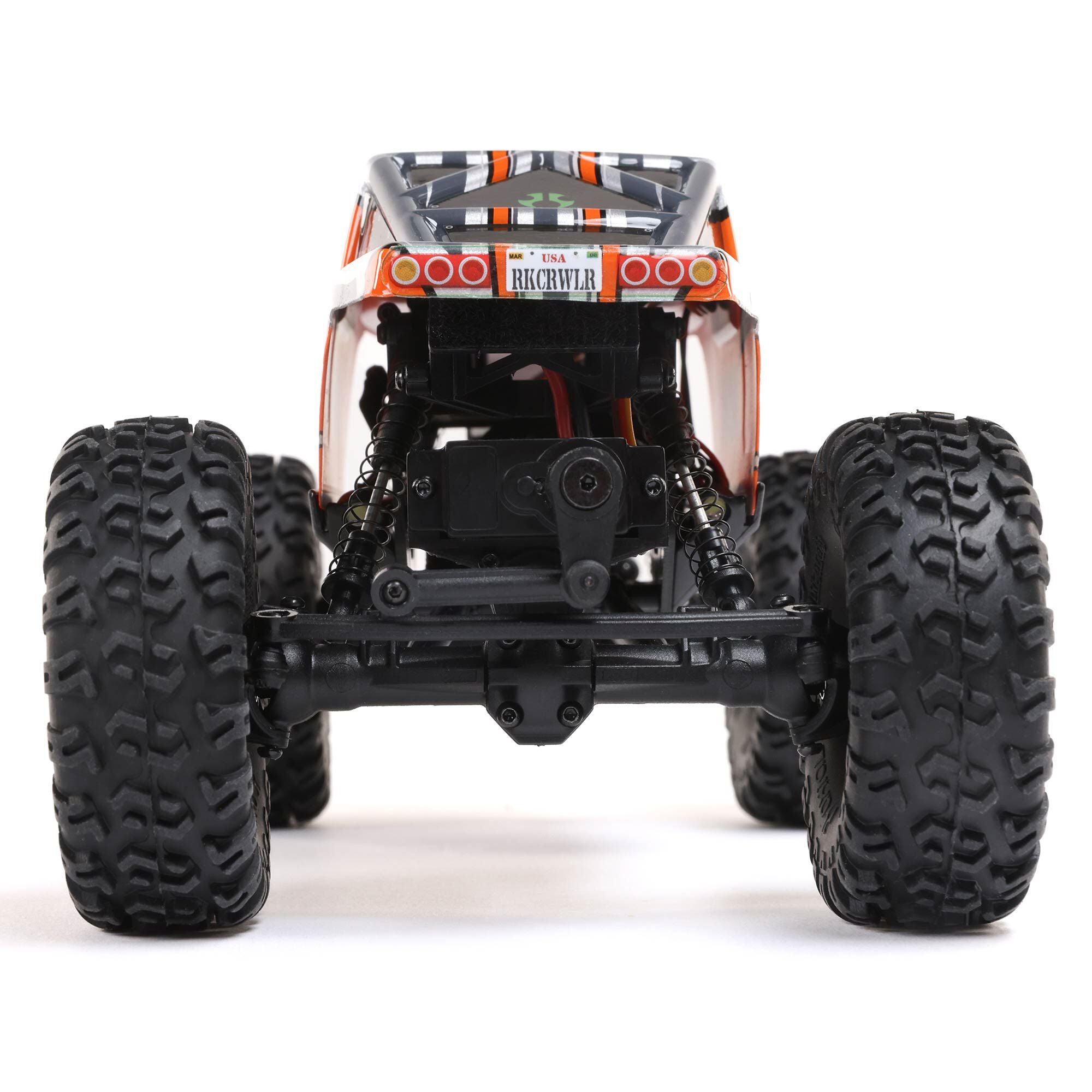 Mini rock crawler tout-terrain 4x4 AX24 XC-1 4WS RTR 1/24 orange - AXI00003T2
