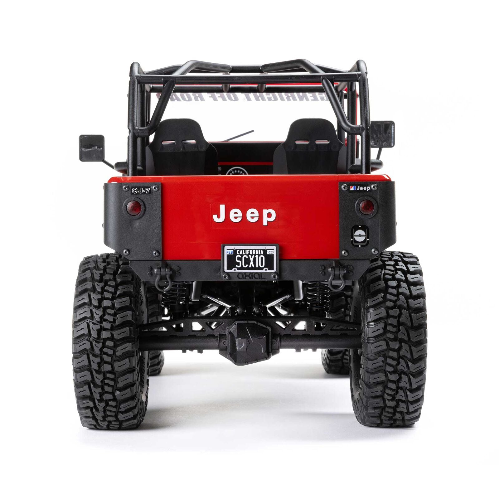 Crawler Axial 1/10 SCX10 III Jeep CJ-7 4WD charbon RTR - rouge AXI03008V2T1 - Breizh Modélisme.