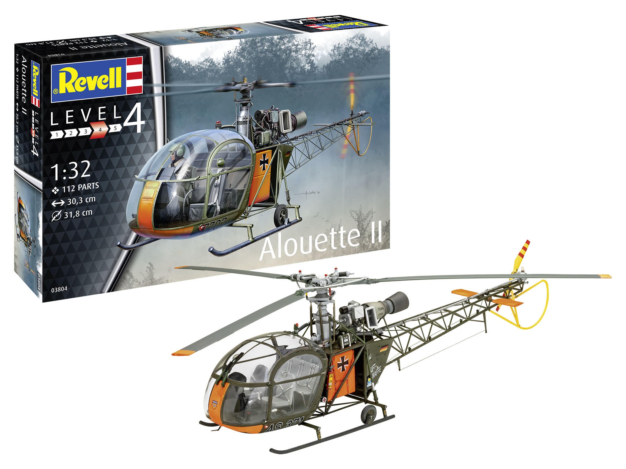 Maquette hélicoptère Revell 03804 Alouette II