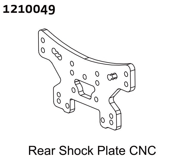 Support d'amortisseur arrière en aluminium Demon Rallye - 1210049
