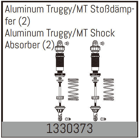 Amortisseur Truggy/MT en aluminium (2) - 1330373