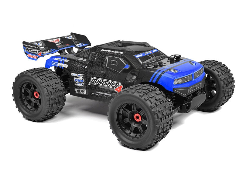 Corally Punisher 4 Brushless 4S Basher Truck RTR 00292 bleu