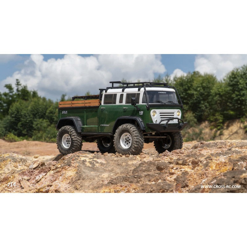 Kit crawler JT4 EMO 1/10 RTR (vert/blanc) - CRO90100090