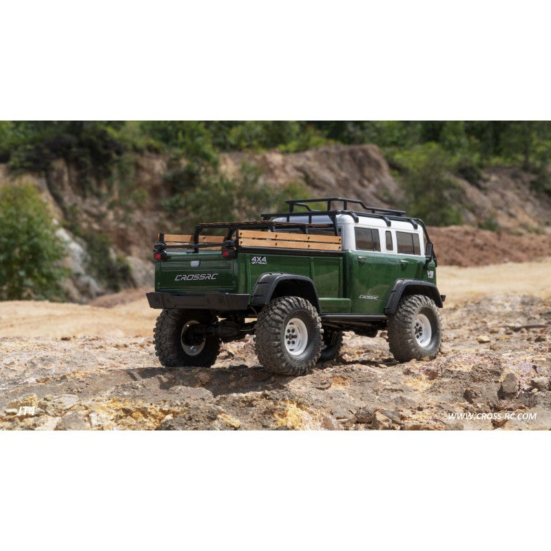 Kit crawler JT4 EMO 1/10 RTR (vert/blanc) - CRO90100090