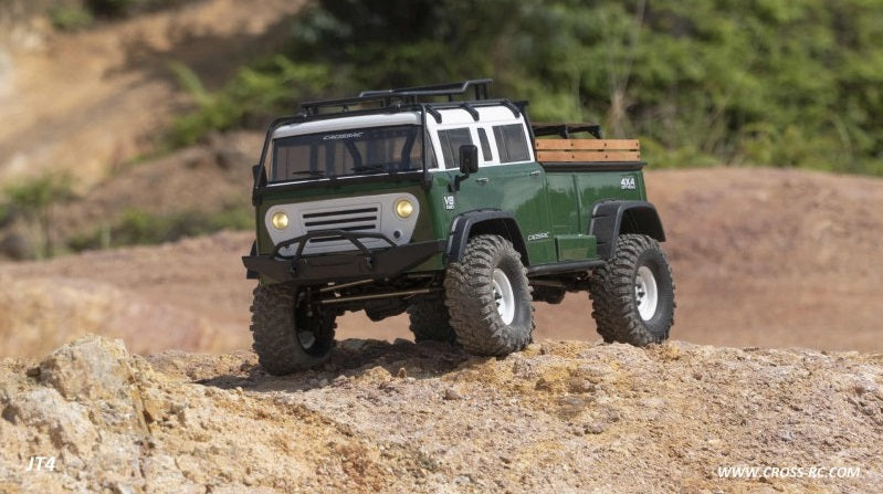 Kit crawler JT4 EMO 1/10 RTR (vert/blanc) - CRO90100090