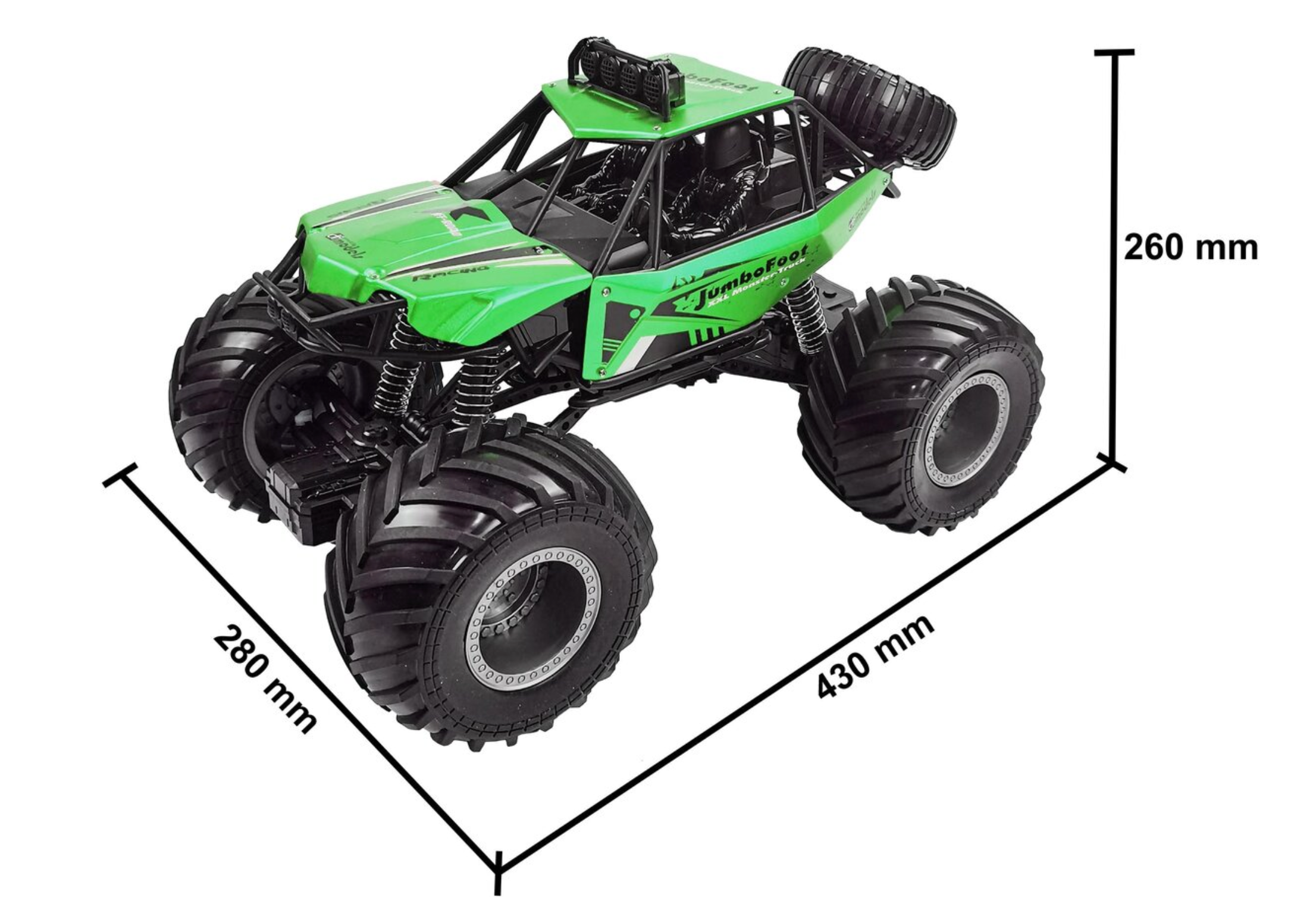 Monster JUMBO V2 Tout terrain 1/10 RTR Bigfoot 9948