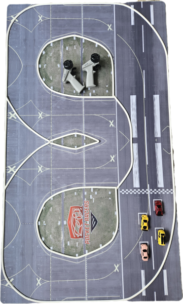 Circuit de course Pocket Racer Airfield 1/64 - 160x90cm