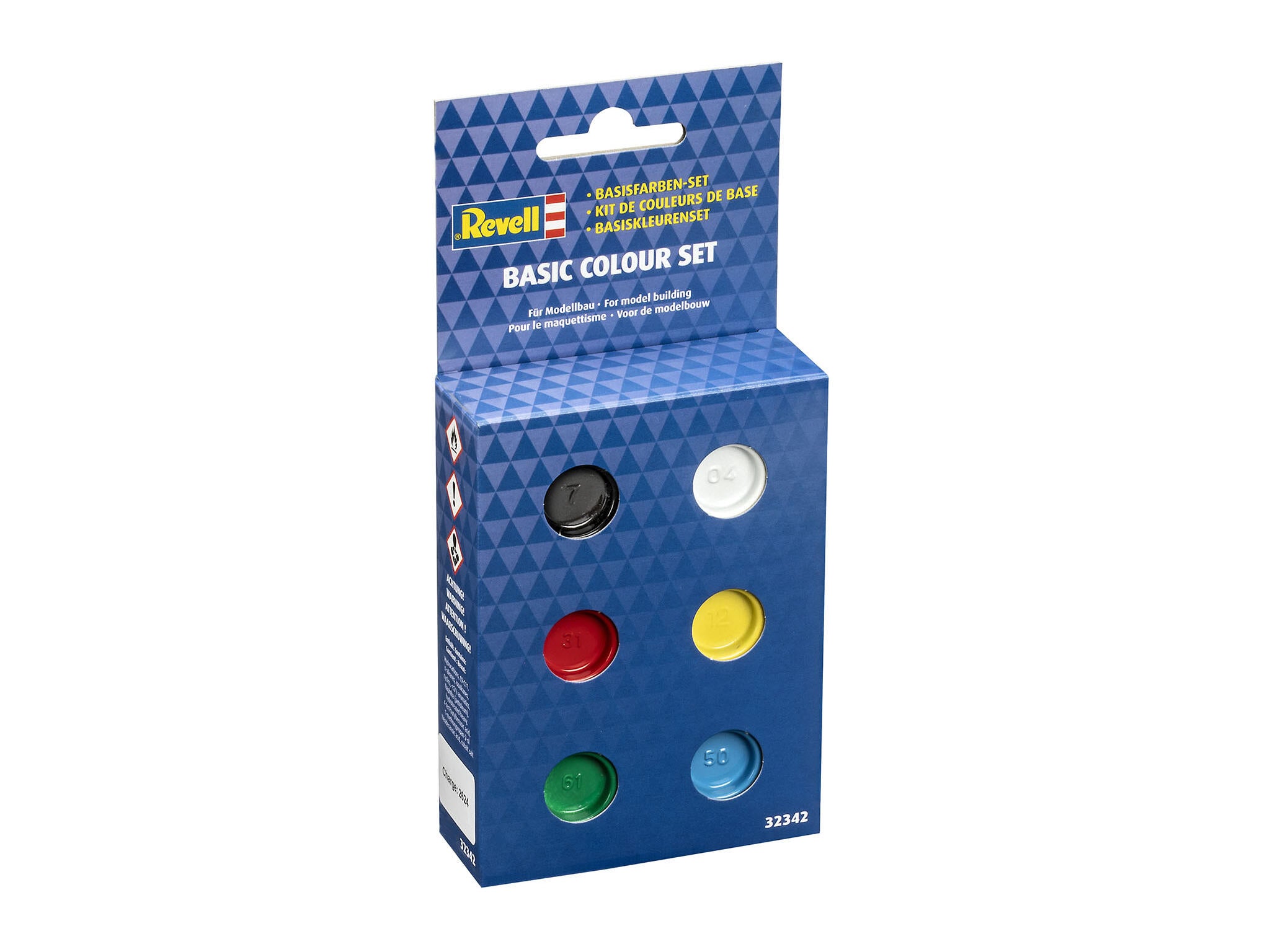 Couleurs de base 6 pots(14ml) Peinture à maquette Revell - Enamel 32342