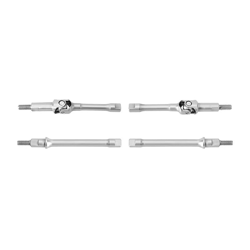 Arbres de transmission en acier inoxydable Injora pour SCX30 1/30 (avant/arrière)