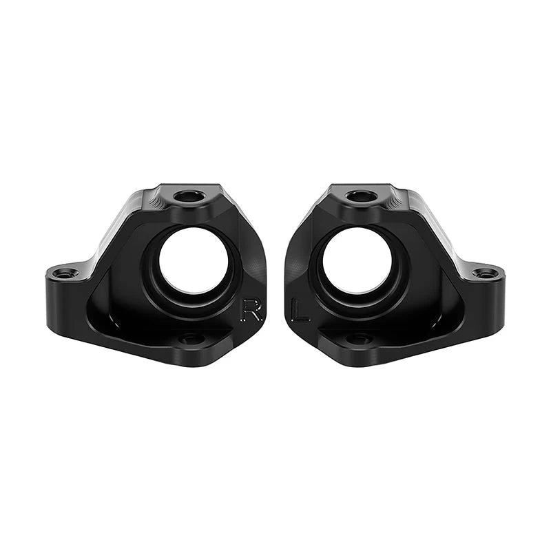 Fusées de direction en laiton noir Injora pour Axial SCX30 1/30