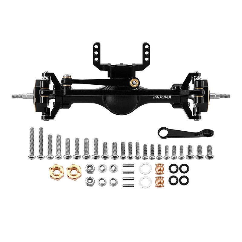 Axes planétaires INJORA +4 mm avec fusées de direction en laiton pour TRX4M 1/18