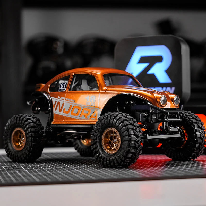 Carrosserie INJORA BUG18 orange universel TRX4M 1/18
