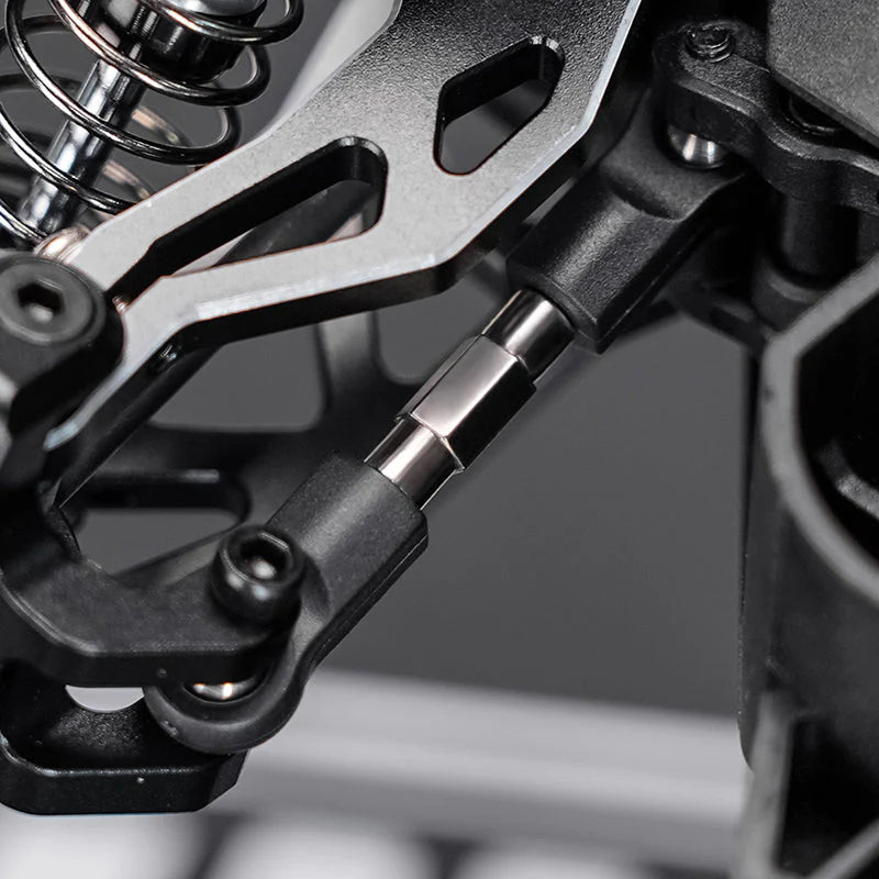 Biellettes de direction INJORA en acier inoxydable pour Arrma Mojave Grom 1/16 - Breizh Modélisme.