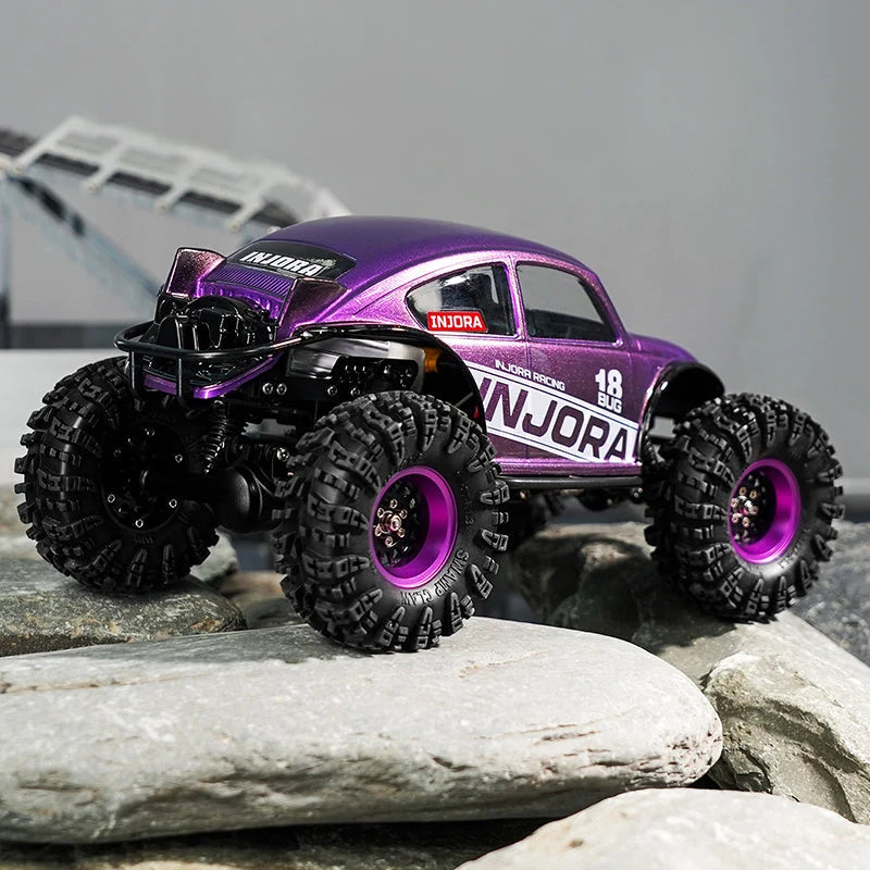 Carrosserie INJORA BUG18 violet universel TRX4M 1/18 - Breizh Modélisme.