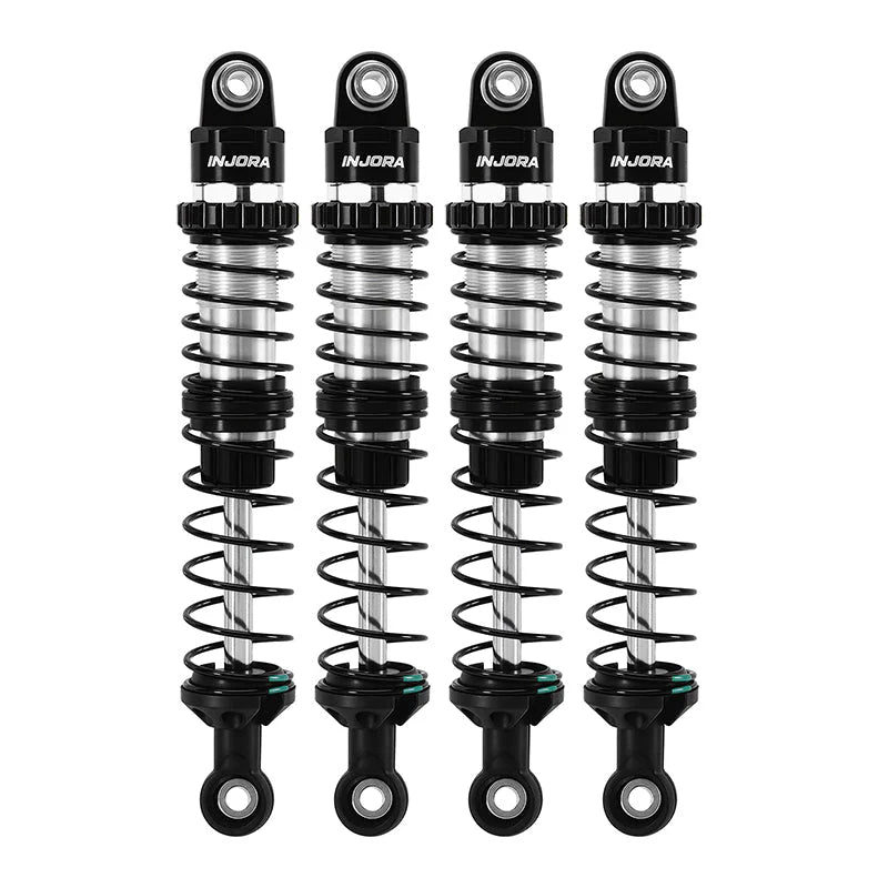 4 amortisseurs hydrauliques Injora DRX 90mm pour SCX10 III CJ7 - Breizh Modélisme.