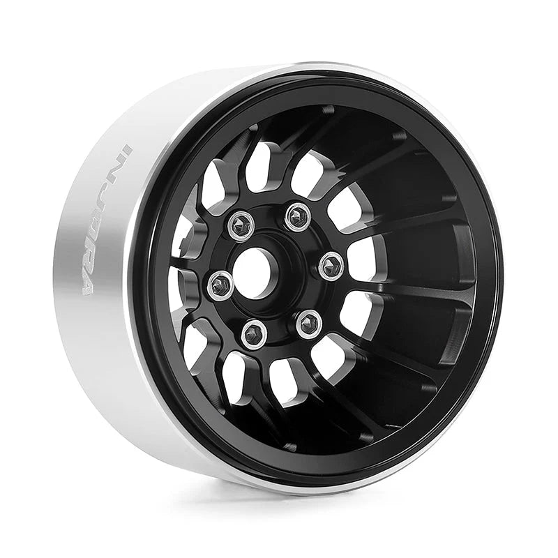 4 jantes INJORA 1,9" Turbine Deep Dish CNC pour crawlers RC 1/10 (W1915) - Breizh Modélisme.
