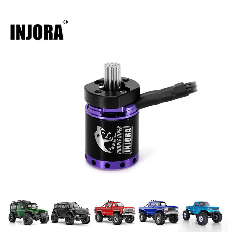 Moteur brushless INJORA violet Viper 1721 pour 1/18 TRX4M Ascent-18