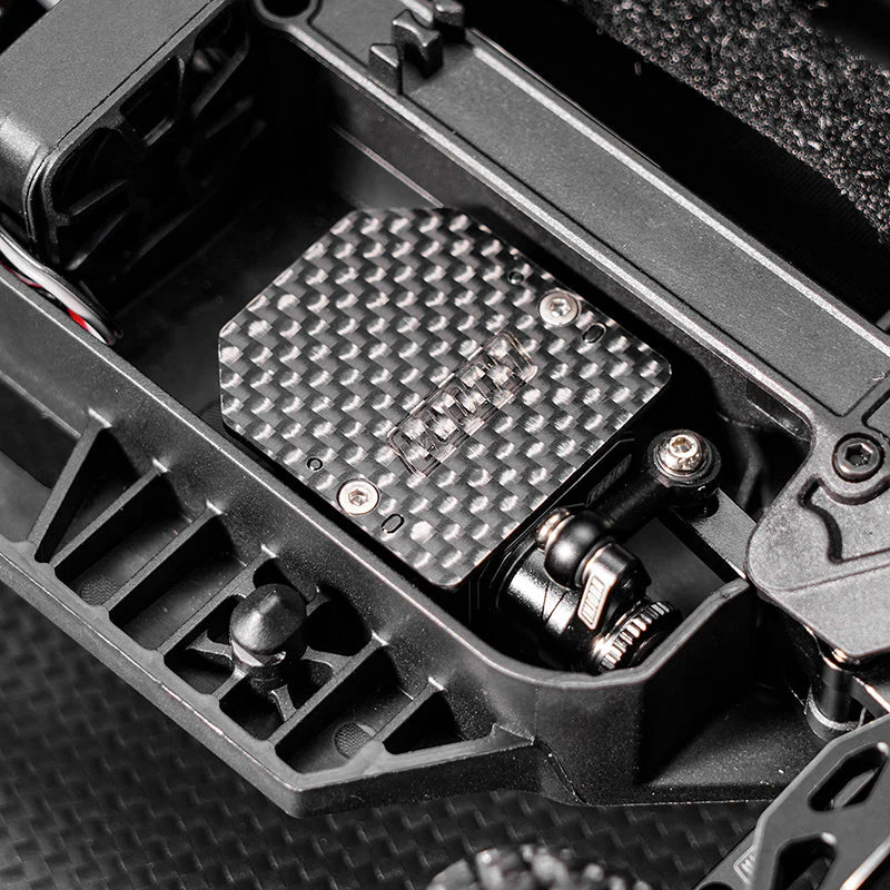 Support de servo en Fibre de carbone et aluminium Injora 1/16 Arrma Mojave Grom