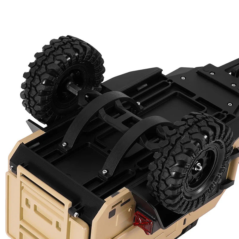 Remorque tout-terrain INJORA pour crawler 1/18 et 1/24 TRX4M SCX24 - DG-TC10YE