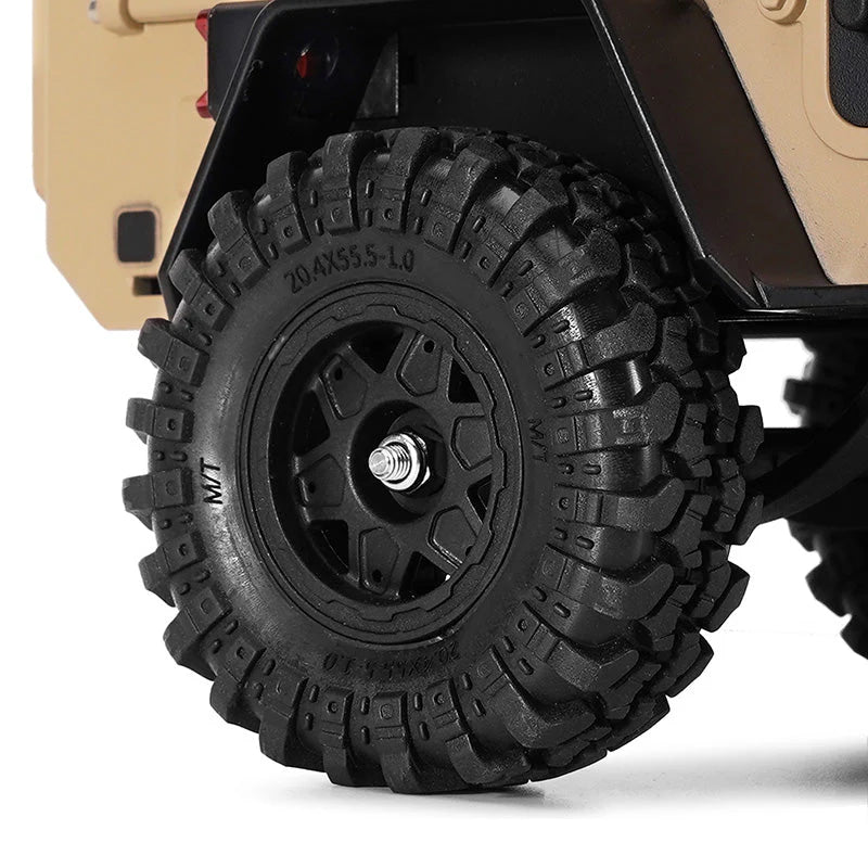 Remorque tout-terrain INJORA pour crawler 1/18 et 1/24 TRX4M SCX24 - DG-TC10YE